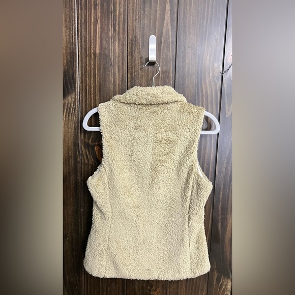 Patagonia Los Gatos Fleece Vest Tan Beige Full Zip Women's Sherpa Size:Small - Picture 6 of 8